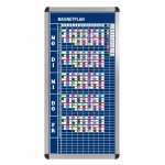 Klassen-Plantafel,  8 Stunden Mo-Fr, für 10 Klassen, 103x57 cm, 